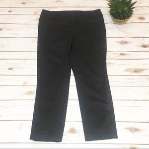 Kenar Black Cotton Skinny Ankle Pant  Size 6